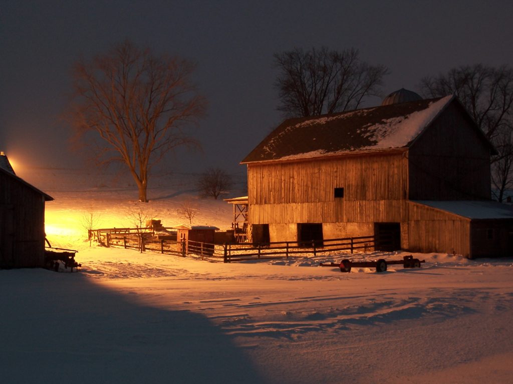 Richard Grahn - Snowy Barn